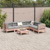 vidaXL Set Divani Giardino 7 pz Cuscini Legno Massello Abete Douglas