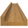 vidaXL Scaffale da parete 2 pcs Beige 100 x 9 x 3 cm Legno multistrato