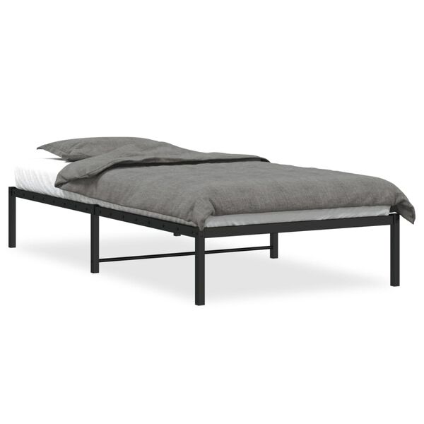 vidaXL Giroletto in Metallo Nero 107x203 cm