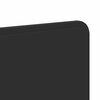 vidaXL Testiera Rovere Nero 160 cm Legno multistrato