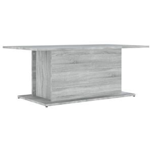 vidaXL Tavolino da Salotto Grigio Sonoma 102x55,5x40 cm in Truciolato