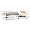 vidaXL Dormeuse con Cassetti 90x200 cm Legno Massello Pino