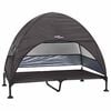 vidaXL Letto per Cani Elevato Marrone 127 x 81 x 108 cm