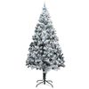 vidaXL Albero di Natale artificiale preilluminato con set di palline