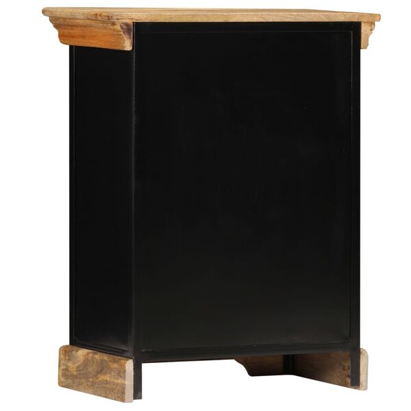 vidaXL Cassettiera 60x30x75 cm in Legno Massello di Mango