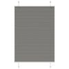 vidaXL Tenda Plissettata Antracite 85x150 cm Larghezza Tessuto 84,4 cm