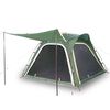 vidaXL Tenda Campeggio 4 Persone Verde Rilascio Rapido Impermeabile
