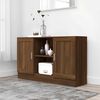 vidaXL Credenza Rovere Marrone 120x30,5x70 cm in Legno Multistrato
