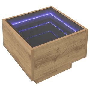 vidaXL Tavolino da salotto rovere artigianale 40 x 40 x 30 cm
