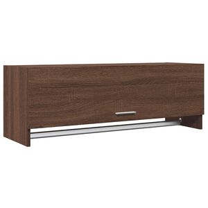vidaXL Armadio Rovere Marrone 100x32,5x35 cm in Legno Ingegnerizzato
