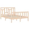 vidaXL Letto senza Materasso 140x190 cm in Legno Massello di Pino