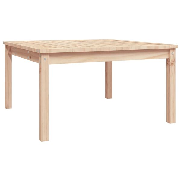 vidaXL Tavolo da Giardino 82,5x82,5x45 cm in Legno Massello di Pino