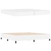 vidaXL Struttura del letto con materasso Bianco 200 x 200 cm Tessuto