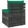 vidaXL Set Divani da Giardino su Pallet 2 pz con Cuscini Massello Pino