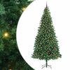 vidaXL Albero di Natale artificiale con 300 LED Verde 300 cm