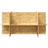 vidaXL Base per Terrario Marrone 100 x 50 x 50 cm OSB