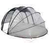 vidaXL Tenda da piscina a cupola Trasparente 538 x 440 x 204 cm PVC