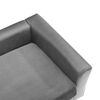vidaXL Divano per Cani Grigio 60x43x30 cm in Peluche e Similpelle