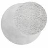vidaXL Tappeto a Pelo Corto HUARTE Morbido e Lavabile Grigio &Oslash; 80 cm