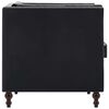 vidaXL Divano Chesterfield a 2 Posti Rivestito in Similpelle Nero