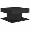 vidaXL Tavolino da Salotto Nero 57x57x30 cm in Legno Multistrato