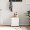 vidaXL Panca da Corridoio SANDNES Bianca 45x40x50 cm in Legno di Pino