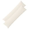 vidaXL Federa 2 pcs ALMELO Crema 40 x 145 cm corduroy