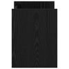 vidaXL Scaffale per riviste Rovere Nero 35 x 35 x 45 cm