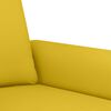 vidaXL Set di Divani 3 pz con Cuscini Giallo in Velluto