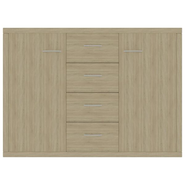 vidaXL Credenza Rovere Sonoma 88x30x65 cm in Legno Multistrato
