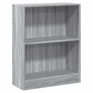vidaXL Libreria Grigio Sonoma 60x24x76 cm in Legno Multistrato