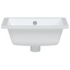 vidaXL Lavandino da Bagno Bianco 39x30x18,5 cm Rettangolare Ceramica