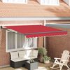 vidaXL Tenda da Sole Rosso 300 x 250 x 165 cm Poliestere
