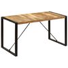 vidaXL Tavolo da Pranzo 140x70x75 cm in Legno Massello di Mango