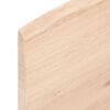 vidaXL Ripiano a Parete 80x20x2 cm Legno Massello Rovere Non Trattato