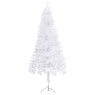 vidaXL Albero di Natale Artificiale ad Angolo Bianco 120 cm PVC