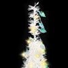 vidaXL Albero di Natale Artificiale Pop-up con 50 LED Bianco 120 cm