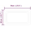 vidaXL Specchio da Bagno con Luci LED 70x40 cm