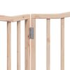 vidaXL Cancello per Cani Pieghevole 2 Pannelli 160 cm Legno di Pioppo