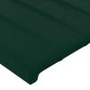 vidaXL Giroletto senza Materasso Verde Scuro 80x200 cm in Velluto