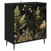 vidaXL Credenza RHENEN Rovere Nero 69 x 33 x 76 cm