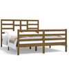 vidaXL Giroletto senza Materaso Ambra in Legno Massello 150x200 cm