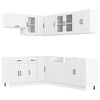 vidaXL Set Mobili da Cucina 11 pz Lucca Bianchi Legno Multistrato
