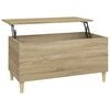 vidaXL Tavolino Salotto Rovere Sonoma 90x44,5x45 cm Legno Multistrato