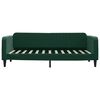 vidaXL Letto da Giorno Verde Scuro 90x200 cm in Velluto