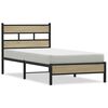 vidaXL Giroletto senza Materasso Rovere Sonoma 100x190cm in Truciolato
