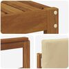 vidaXL Set di divani da esterno con cuscino 6 pcs Naturale e Beige