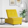 vidaXL Divano letto Giallo 194 x 67 x 82 cm Velluto