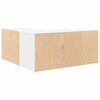 vidaXL Mobile Angolare Bianco 160x40x45 cm in Truciolato