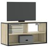 vidaXL Mobile TV Rovere Sonoma 80x31x39,5 cm Legno Multistrato Metallo